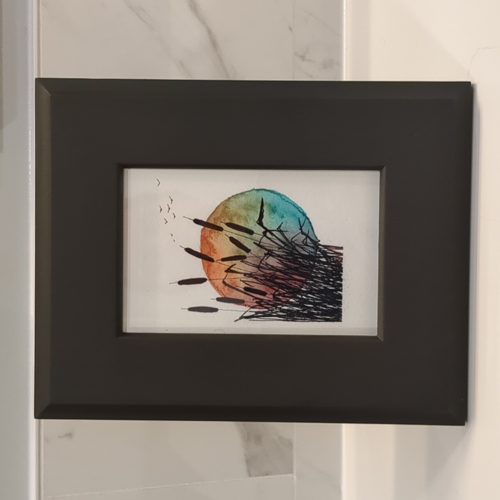 🎨Framed Print of Original Watercolour Painting
